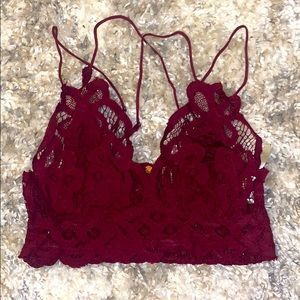 NWOT Free People Adella Crochet Bralette- XS